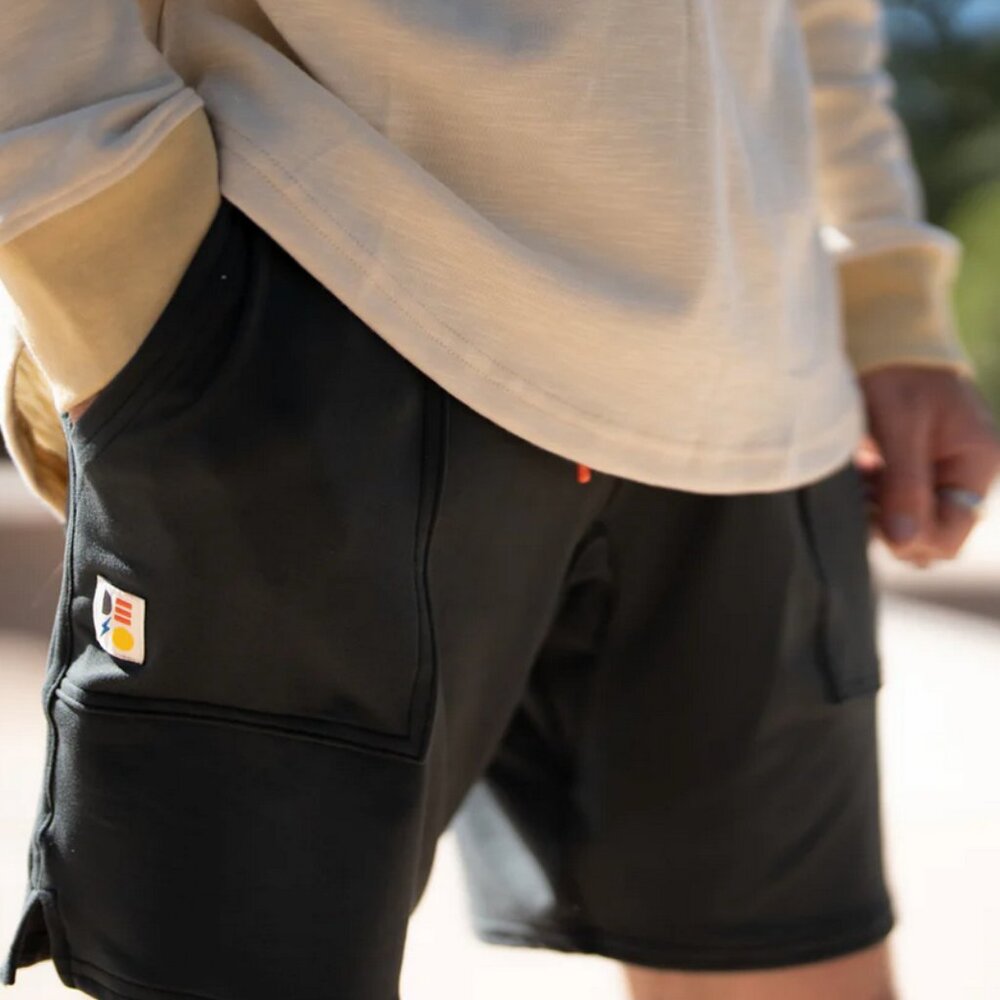 Deso Supply Co. - Wilder Lounge Short - 6.5" Inseam - Sweatshort - Black Forest